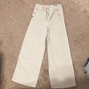 zara light green jeans